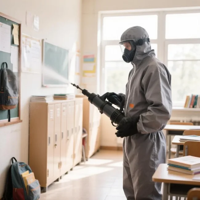 Дезинфекция учебных заведений